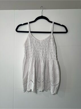 White Spaghetti Strap Tank Top